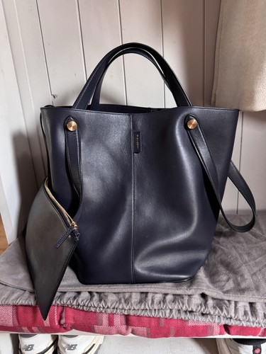 Mulberry leather kite - leather, navy