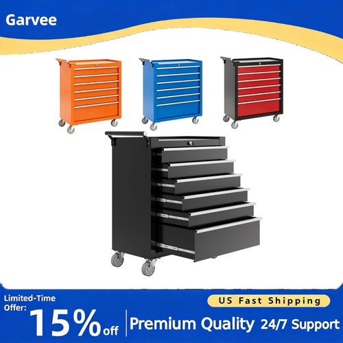 Lockable rolling tool chest - tool, 6