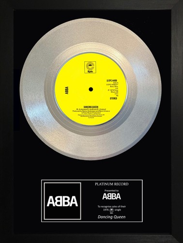 Abba platinum record disc - abba,