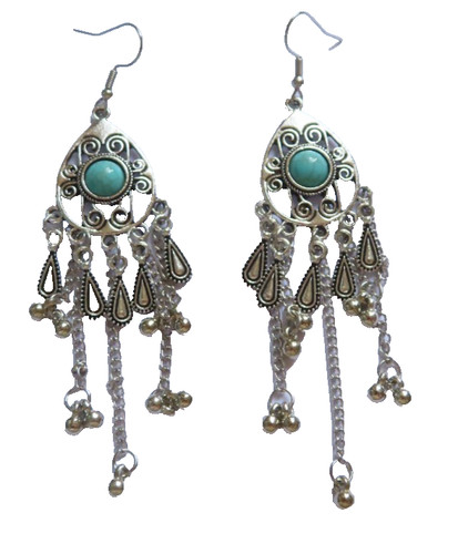 Tear drop faux - drop, turquoise