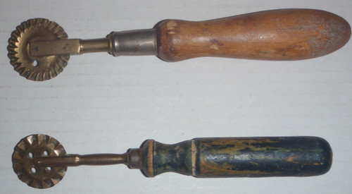 Antique primitive brass pastry - antique,
