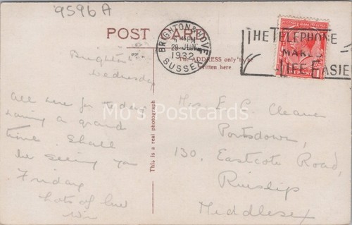 Genealogy postcard cleaves - postcard:,
