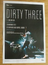 DIRTY THREE Concert poster -