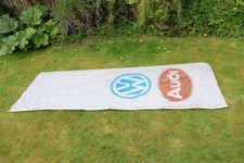 VW AUDI BELGIAN D'IETEREN DEALERSHIP BANNER FLAG SIGN from the early 2000's 1