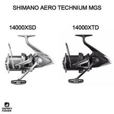 SHIMANO AERO TECHNIUM MGS 14000XSD XTD Spinning Fishing Reel 20kg Max Drag Sea
