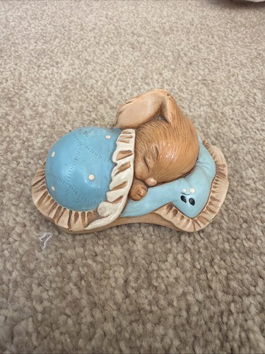 Pendelfin snuggles sleeping - pendelfin,
