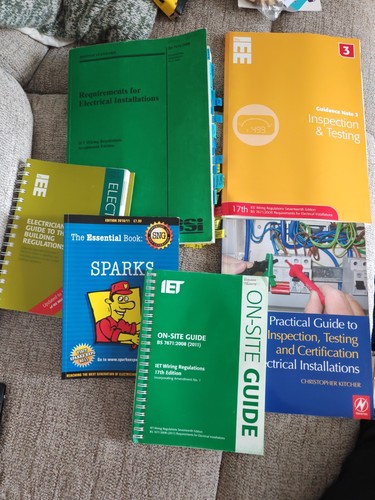 Electricians work books - work,