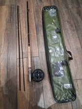 9FT 5WT 4Pieces Carbon Fly Fishing Rod and Reel Combo Set 5/6 WT Reel Rod Combo