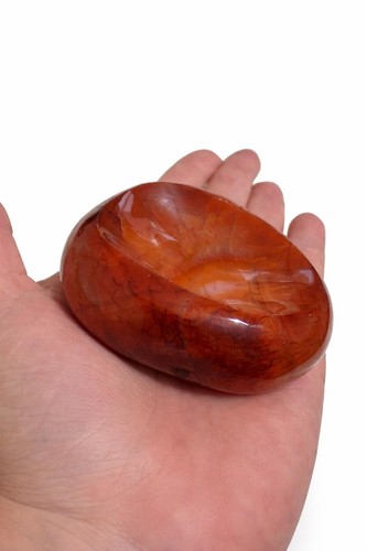 Polished carnelian crystal - polished,