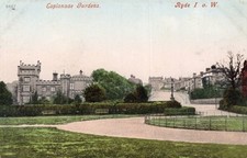 R 260 ISLE OF WIGHT - POSTCARD OF ESPLANADE GARDENS, RYDE