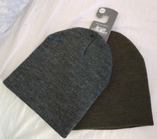2 x Knit Beanie Hats Primark