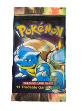 POKÉMON TCG WOTC VINTAGE 1st EDITION Base Set Booster Pack Blastoise Artwork ‘99