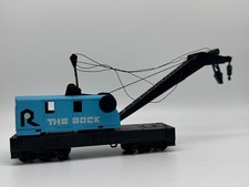 C156 Blue The Rock Emergency Crane OO Gauge Play Worn Used Condition
