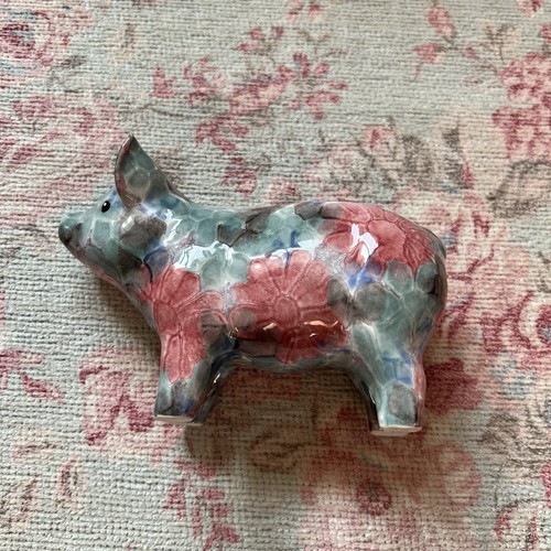 Beautiful floral pig ornament - beautiful,