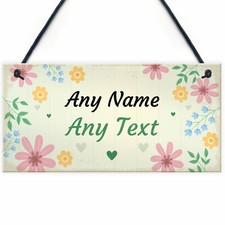 PERSONALISED Flowers Garden