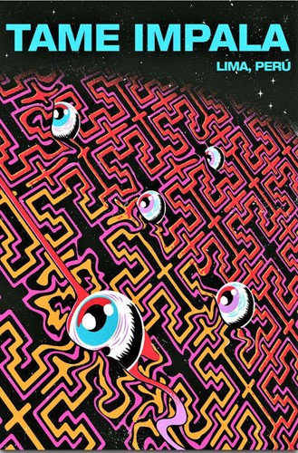 Tame impala concert poster - impala,