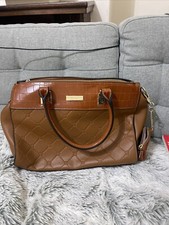 A BESSIE NEW SEASONS FANTASTIC GREEN SHOULDER BAG SHEER CLASS 3 Top Pockets Long