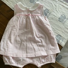 darcy brown ticking stripe romper 