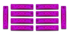 10x 12V LED PURPLE SIDE MARKER