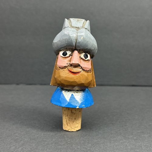 Vtg hand carved - hand, painted
