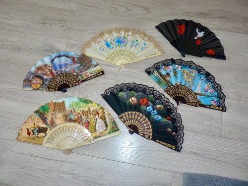 Women decorative hand fans - women's,