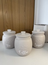 New kilner tea coffee - new, suger