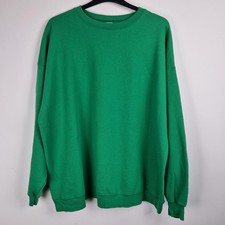 Hanes eco smart Green sweatshirt jumper size 3XL XXXL New