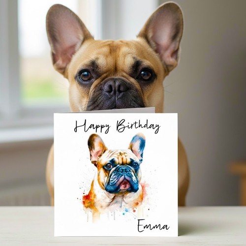 French bulldog birthday - french,