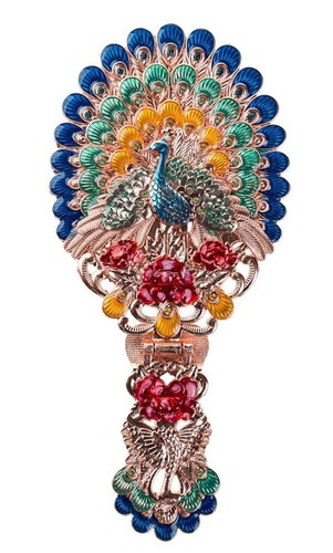 Vintage hand mirror with - vintage,