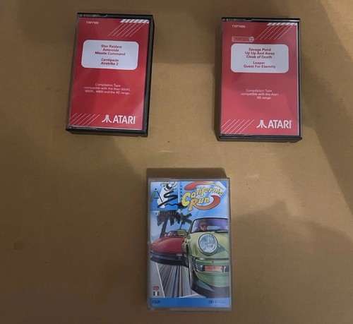 Atari cassette game bundle - atari,