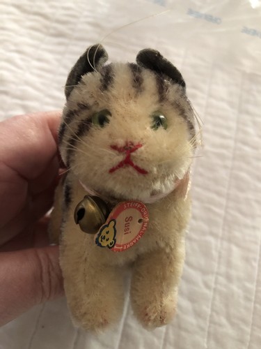 Steiff mohair kitten - kitten, susi