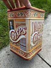 Vintage Walkers Crisp Tin Collectable Advertising Memorabilia Collectable