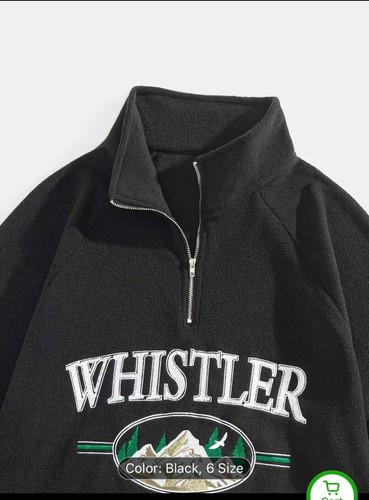 Unisex whistler embroidered - -,