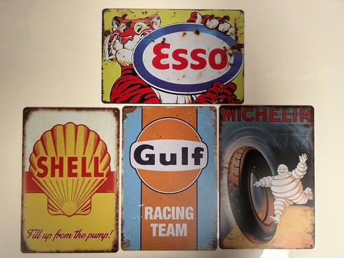 Retro metal signs a4 - 4,