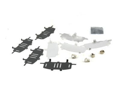 Front brake pad shim kit - pad,