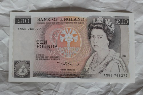 Bank england 10 - of, £10