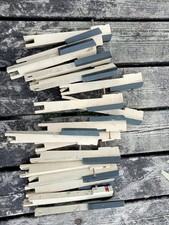 Vintage  ebony Piano Keys x 18