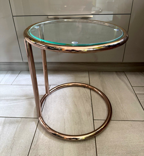 Round glass top side - glass,