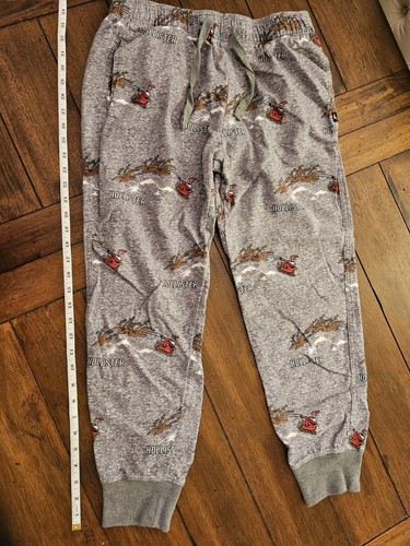 Hollister santa pajama bottoms - santa,