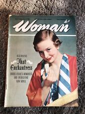 Woman Magazine July 29 1950  Beauty Glamour Post War 40s Fashion