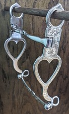 Western Silver Heart Cheek