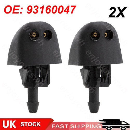 Pair windscreen washer jets - pair,
