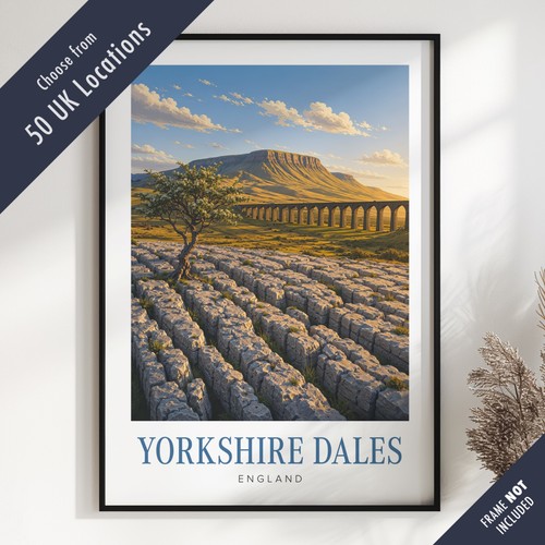 British travel poster print - poster,