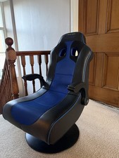X Rocker Adrenaline VII Gaming Chair - Blue Wireless and Bluetooth