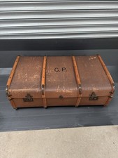 Vintage Steamer Trunk Wood