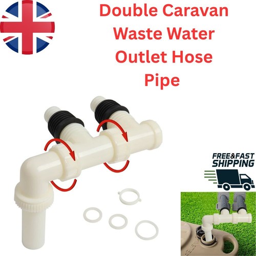 Double caravan waste water - caravan,