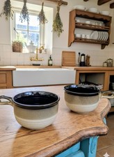 Vintage Brown Pottery 7x 10cm