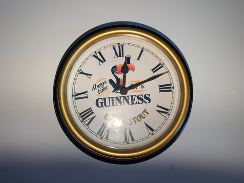 Guinness toucan clock - guinness,