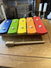 Wooden glockenspiel and beater