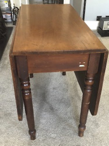 Victorian mahogany gate - , leg